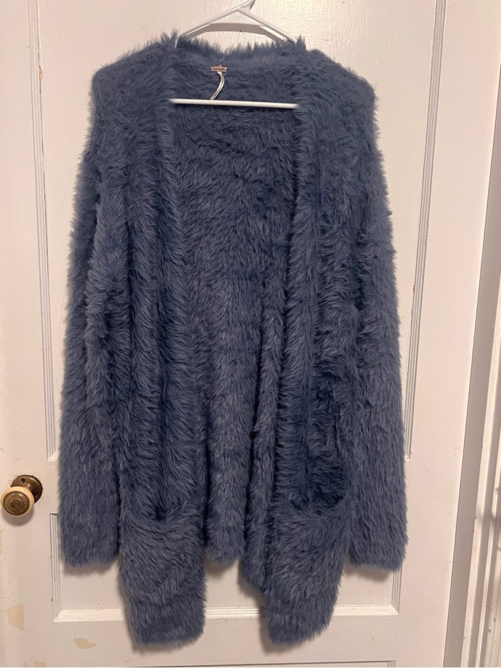 FREE PEOPLE
Faux Fur Cardigan In Slate $148 Size S